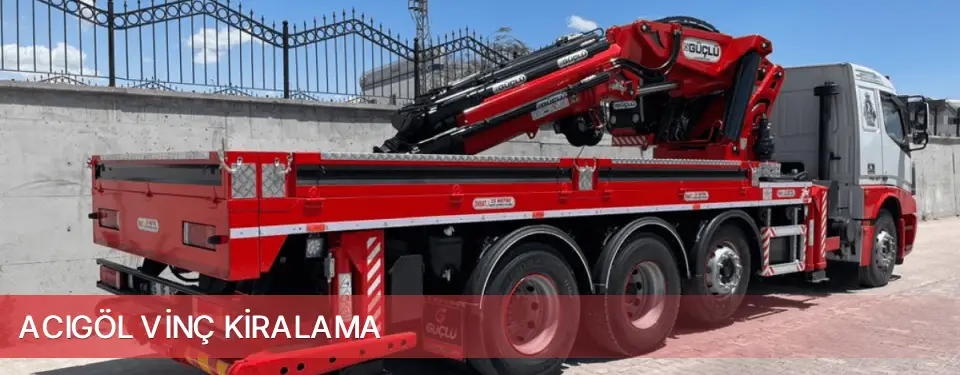 Acıgöl İlçemi Vinç Kiralama